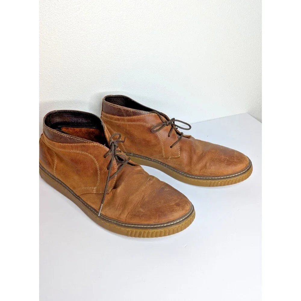 Johnston & Murphy Size 13 M Wallace Casual Chukka Ankle High Boots 25-2814